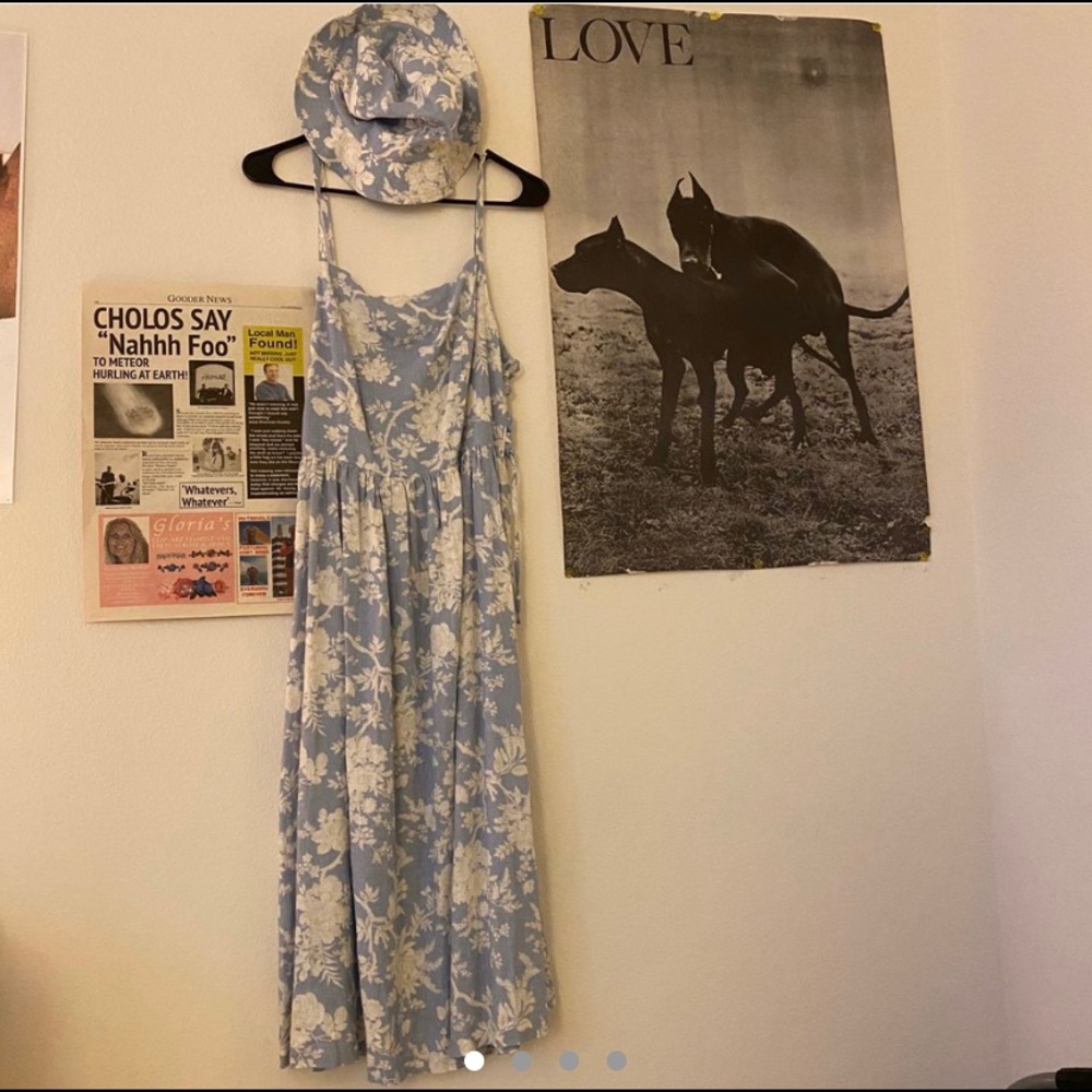 Brand new Laura Ashley x UO baby blue maxi dress